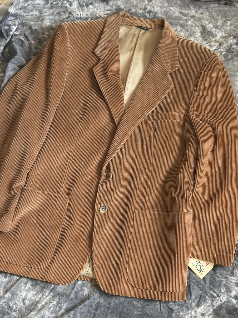 1970s Academy Award Wide Wale Corduroy Blazer Sport Coat Vintage Sony Costumes